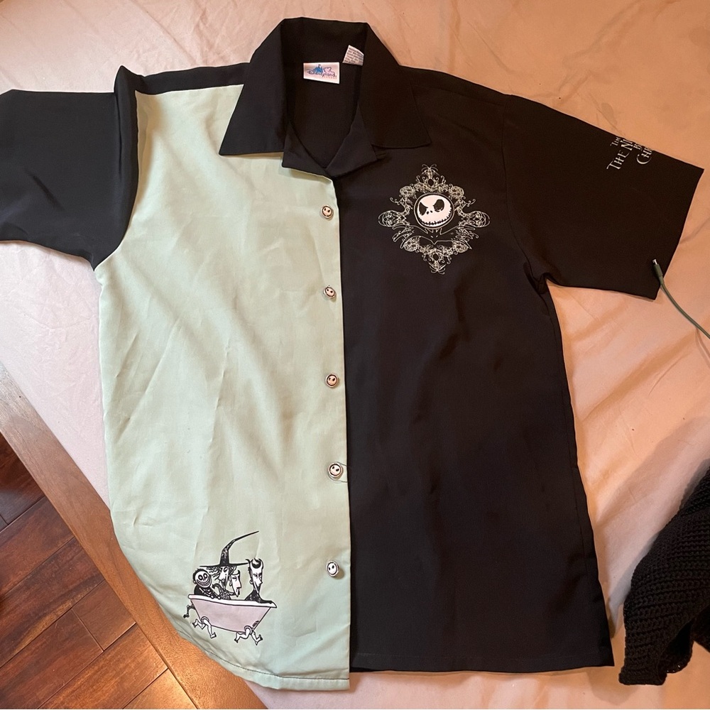 Nightmare before christmas two tone shirt